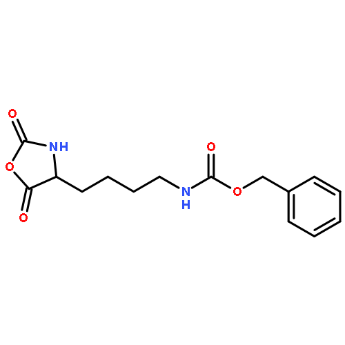 Carbamic acid, [4-(2,5-dioxo-4-oxazolidinyl)butyl]-, phenylmethyl ester