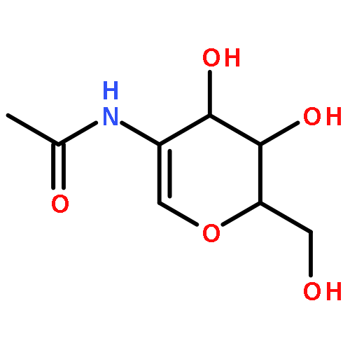 D-arabino-Hex-1-enitol,2-(acetylamino)-1,5-anhydro-2-deoxy- (9CI)