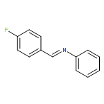 Benzenamine, N-[(4-fluorophenyl)methylene]-, (E)-