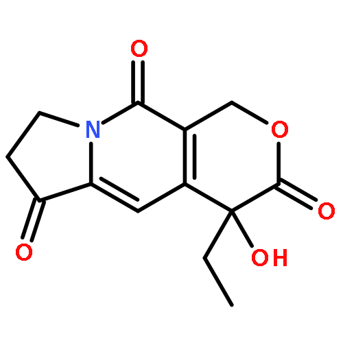 4-ethyl-4-hydroxy-7,8-dihydro-1h-pyrano[3,4-f]indolizine-3,6,10(4 H)-trione