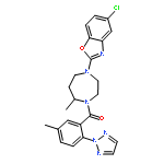 (R)-(4-(5-Chlorobenzo[d]oxazol-2-yl)-7-methyl-1,4-diazepan-1-yl)(5-methyl-2-(2H-1,2,3-triazol-2-yl)phenyl)methanone