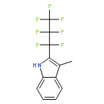 3-Methyl-2-(perfluoropropyl)-1H-indole