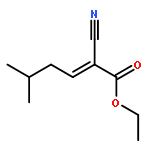 2-Hexenoic acid, 2-cyano-5-methyl-, ethyl ester, (E)-