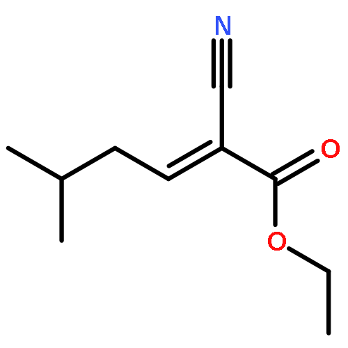 2-Hexenoic acid, 2-cyano-5-methyl-, ethyl ester, (E)-