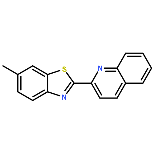 Quinoline, 2-(6-methyl-2-benzothiazolyl)-