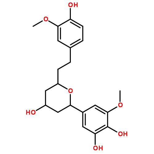 1,5-epoxy-3-hydroxy-1-(3,4-dihydroxy-5-methoxyphenyl)-7-(4-hydroxy-3-methoxyphenyl)heptane