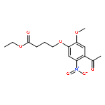 4-(4-Acetyl-2-methoxy-5-nitrophenoxy)-butanoic Acid Ethyl Ester