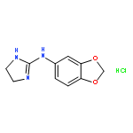 1H-Imidazol-2-amine,N-1,3-benzodioxol-5-yl-4,5-dihydro-, hydrochloride (1:1)