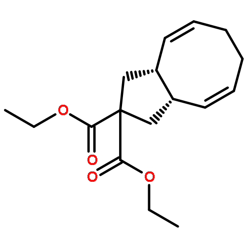 2H-Cyclopentacyclooctene-2,2-dicarboxylic acid, 1,3,3a,6,7,9a-hexahydro-, diethyl ester, cis-