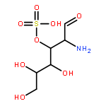 a-D-Glucopyranose,2-amino-2-deoxy-, 3-(hydrogen sulfate)