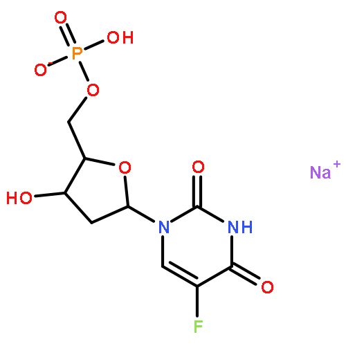 5'-Uridylic acid,2'-deoxy-5-fluoro-, disodium salt (9CI)