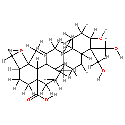 3beta,19alpha,23,24-tetrahydroxy-urs-12-en-28-oic acid