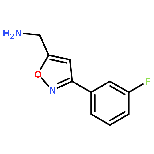 (3-(3-Fluorophenyl)isoxazol-5-yl)methanamine