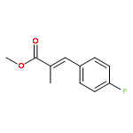 2-Propenoic acid, 3-(4-fluorophenyl)-2-methyl-, methyl ester, (2E)-