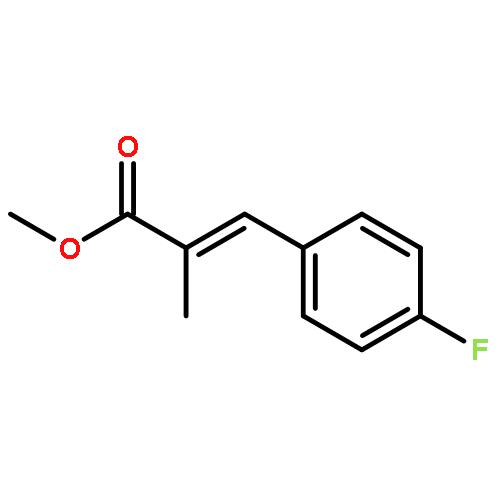 2-Propenoic acid, 3-(4-fluorophenyl)-2-methyl-, methyl ester, (2E)-