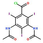 Benzoyl chloride, 3,5-bis(acetylamino)-2,4,6-triiodo-