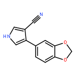 1H-Pyrrole-3-carbonitrile, 4-(1,3-benzodioxol-5-yl)-