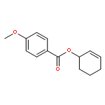 Benzoic acid, 4-methoxy-, 2-cyclohexen-1-yl ester