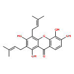 9H-Xanthen-9-one, 1,3,5,6-tetrahydroxy-2,4-bis(3-methyl-2-butenyl)-