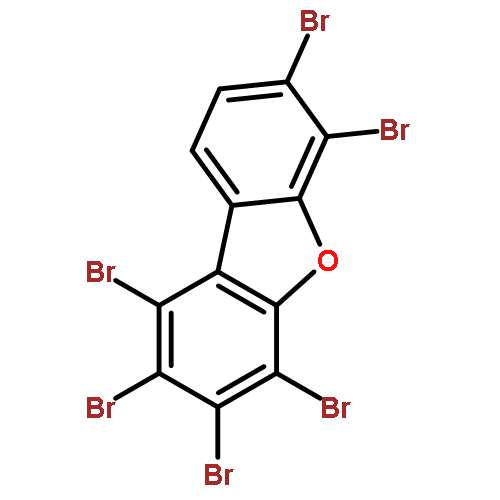 Dibenzofuran,hexabromo-