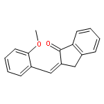 1H-Inden-1-one, 2,3-dihydro-2-[(2-methoxyphenyl)methylene]-, (E)-