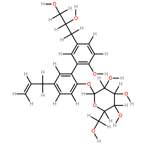 magnolignan A 2-O-beta-D-glucopyranoside