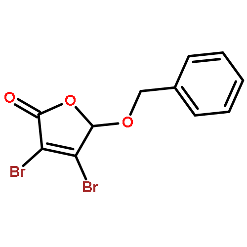 2(5H)-Furanone, 3,4-dibromo-5-(phenylmethoxy)-