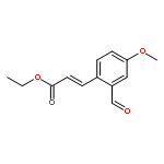 2-Propenoic acid, 3-(2-formyl-4-methoxyphenyl)-, ethyl ester, (E)-