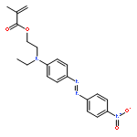 2-Propenoic acid,2-methyl-, 2-[ethyl[4-[2-(4-nitrophenyl)diazenyl]phenyl]amino]ethyl ester