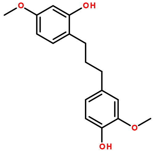 1-(2'-hydroxy-4'-methoxyphenyl)-3-(4''-hydroxy-3''-methyoxyphenyl)-propane