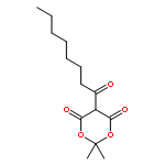 2,2-DIMETHYL-5-OCTANOYL-1,3-DIOXANE-4,6-DIONE