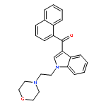 [1-[2-(4-Morpholinyl)ethyl]-1H-indol-3-yl]-1-naphthalenylmethanone