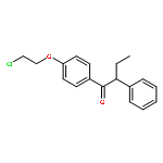 1-[4-(2-Chloroethoxy)phenyl]-2-ethyl-2-phenylethanone