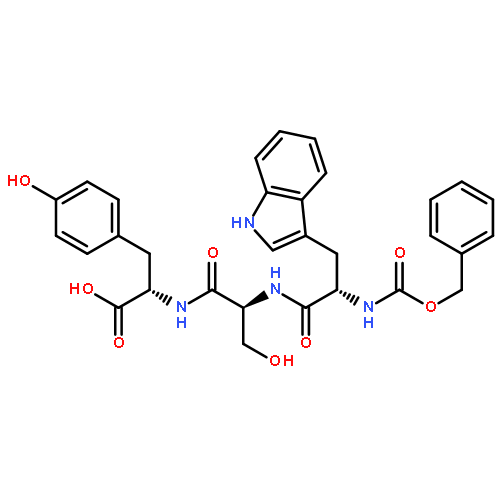 L-Tyrosine, N-[N-[N-[(phenylmethoxy)carbonyl]-L-tryptophyl]-L-seryl]-