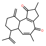 Benz[e]azulene-1,4-dione,2,3,6a,7,8,9,10,10a-octahydro-2,5-dimethyl-10-methylene-7-(1-methylethenyl)-,(2R,6aS,7R,10aR)-