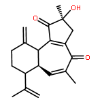 (2S,6aS)-2-hydroxy-2,5-dimethyl-10-methylidene-7-(prop-1-en-2-yl)-2,3,6a,7,8,9,10,10a-octahydrobenzo[e]azulene-1,4-dione