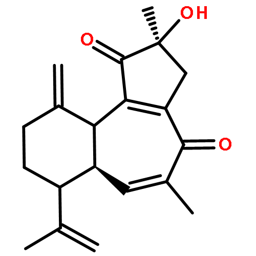 (2S,6aS)-2-hydroxy-2,5-dimethyl-10-methylidene-7-(prop-1-en-2-yl)-2,3,6a,7,8,9,10,10a-octahydrobenzo[e]azulene-1,4-dione