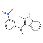 Methanone, (2-methyl-1H-indol-3-yl)(3-nitrophenyl)-