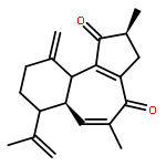 (2S,6aS)-2,5-dimethyl-10-methylidene-7-(prop-1-en-2-yl)-2,3,6a,7,8,9,10,10a-octahydrobenzo[e]azulene-1,4-dione