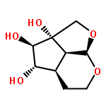 2H-1,7-Dioxacyclopent[cd]indene-2a,3,4(3H)-triol,hexahydro-, (2aS,3R,4S,4aR,7aR,7bS)-