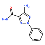 5-amino-2-phenyltriazole-4-carboxamide