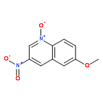 Quinoline, 6-methoxy-3-nitro-, 1-oxide