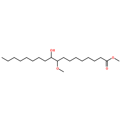 Octadecanoic acid, 10-hydroxy-9-methoxy-, methyl ester