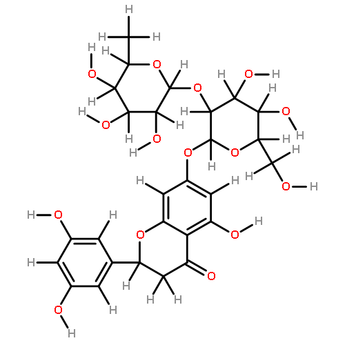 (2S)-5,7,3',5'-tetrahydroxyflavonone 7-O-neohesperidoside