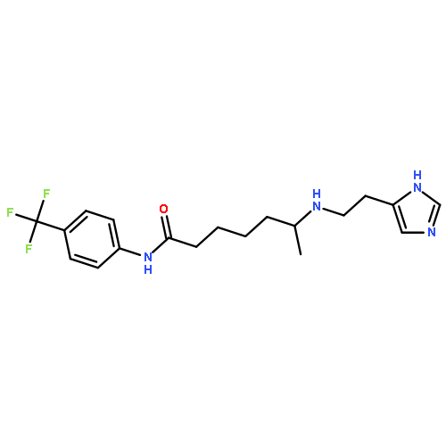 Heptanamide,6-[[2-(1H-imidazol-5-yl)ethyl]amino]-N-[4-(trifluoromethyl)phenyl]-