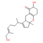 7-hydroxy-1-[(4E)-6-hydroxy-1,5-dimethylhex-4-en-1-yl]-3a-methyl-3a,5,6,7,9,9a-hexahydrocyclopenta[b]chromen-8(3H)-one