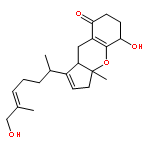 5-hydroxy-1-[(4E)-6-hydroxy-1,5-dimethylhex-4-en-1-yl]-3a-methyl-3a,5,6,7,9,9a-hexahydrocyclopenta[b]chromen-8(3H)-one