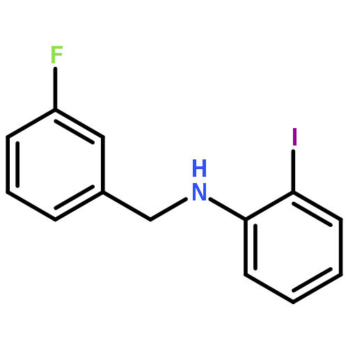 N-(3-fluorobenzyl)-2-iodoaniline