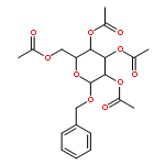 (2R,3R,4S,5R,6R)-2-(Acetoxymethyl)-6-(benzyloxy)tetrahydro-2H-pyran-3,4,5-triyl triacetate