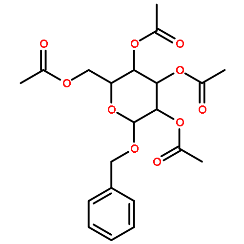 (2R,3R,4S,5R,6R)-2-(Acetoxymethyl)-6-(benzyloxy)tetrahydro-2H-pyran-3,4,5-triyl triacetate